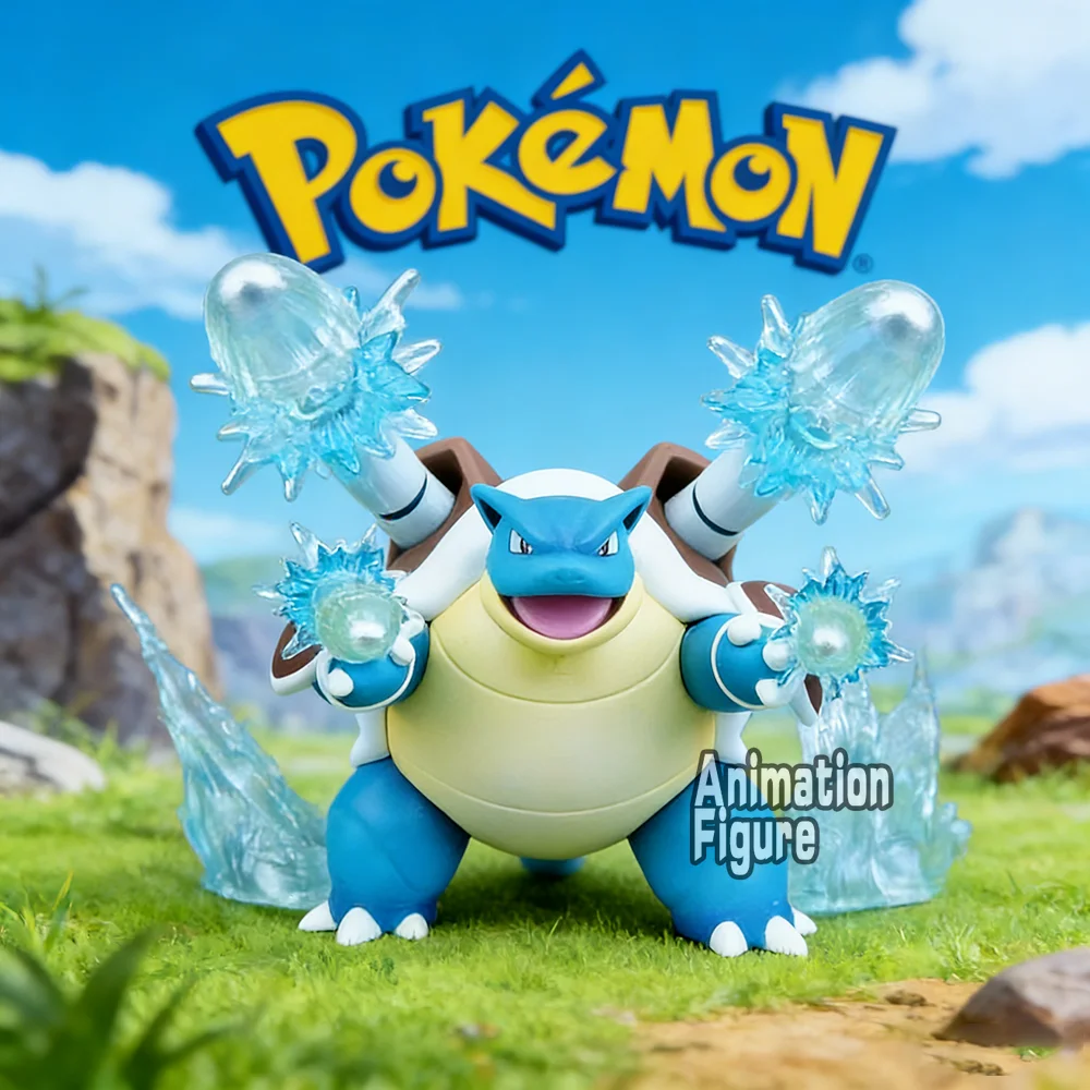 Figuras de acción de Blastoise de Pokémon de Anime de 15,5 cm/6,1 pulgadas, modelo de colección de Pvc, juguetes para niños, regalos
