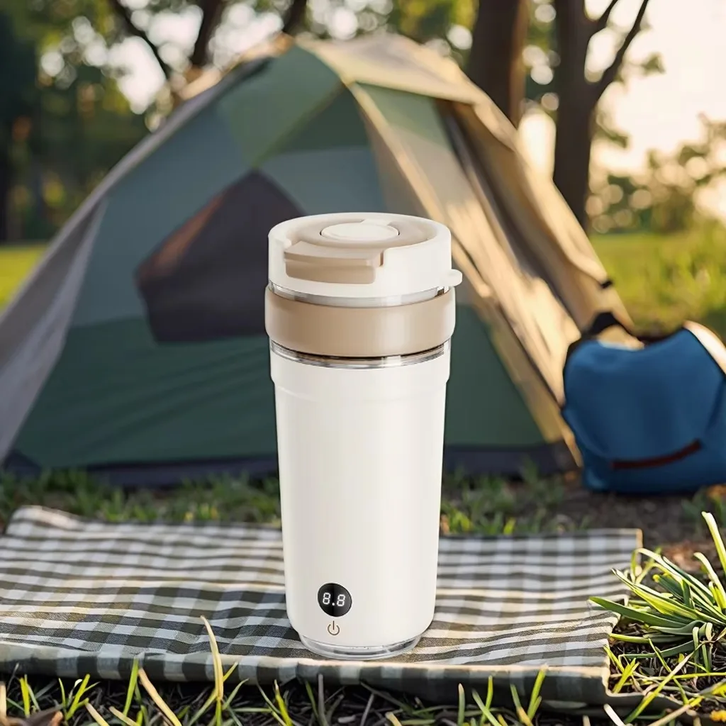 New Multifunctional Portable Juicer & Thermos Cup 520ML USB Rechargeable Outdoor Camping Smoothies Blender With Stainless Steel