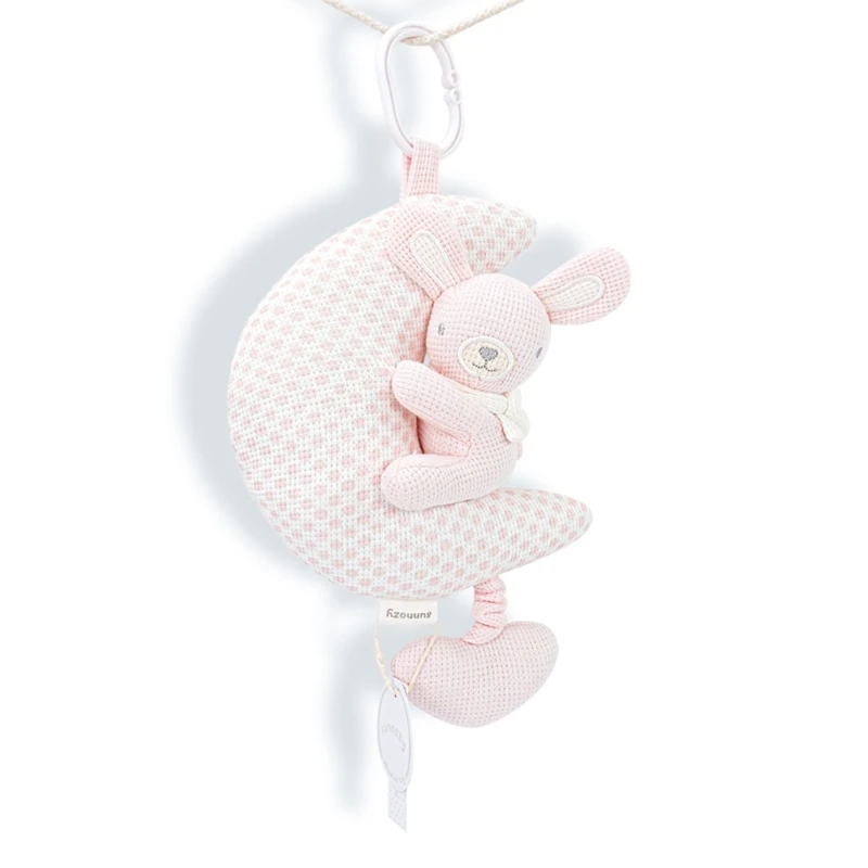 Đồ chơi đồ chơi êm dịu cho trẻ sơ sinh có thể giặt được bằng bông động cho xe đẩy cũi và ghế ngồi ô tô 15UB