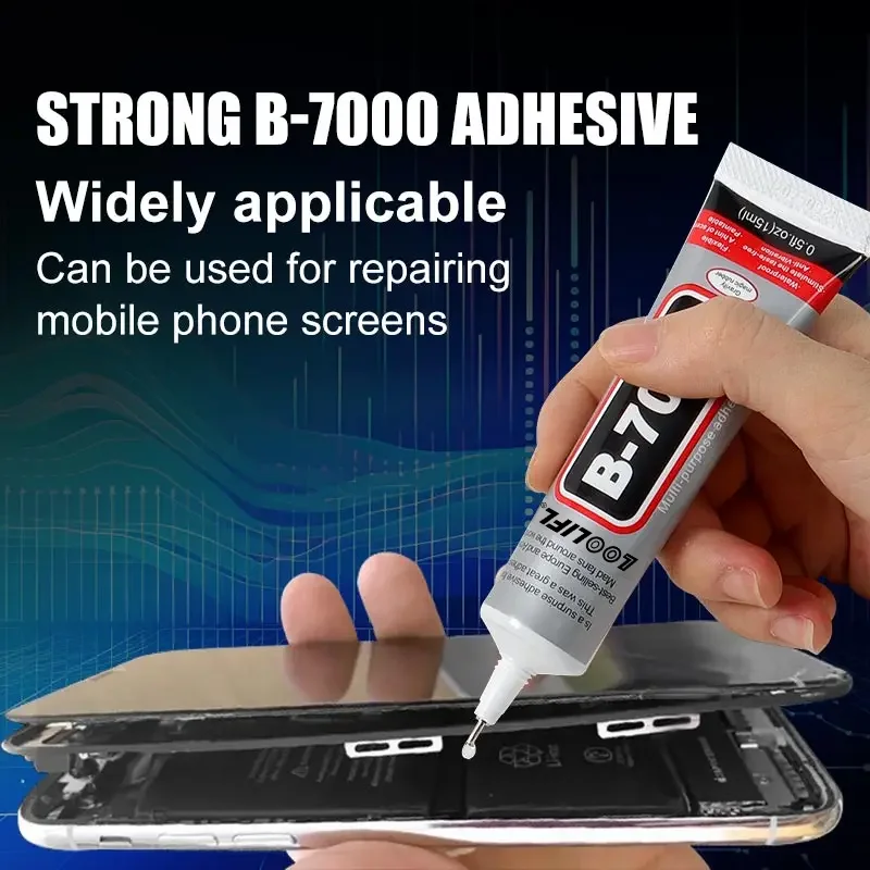 

Loolifl, B7000, клей из эпоксидной смолы, суперклей, средство для ремонта экрана мобильного телефона, подходит для стекла, своими руками, дизайна ногтей, кожи, поделок, имеет пластичность и стабильные свойства