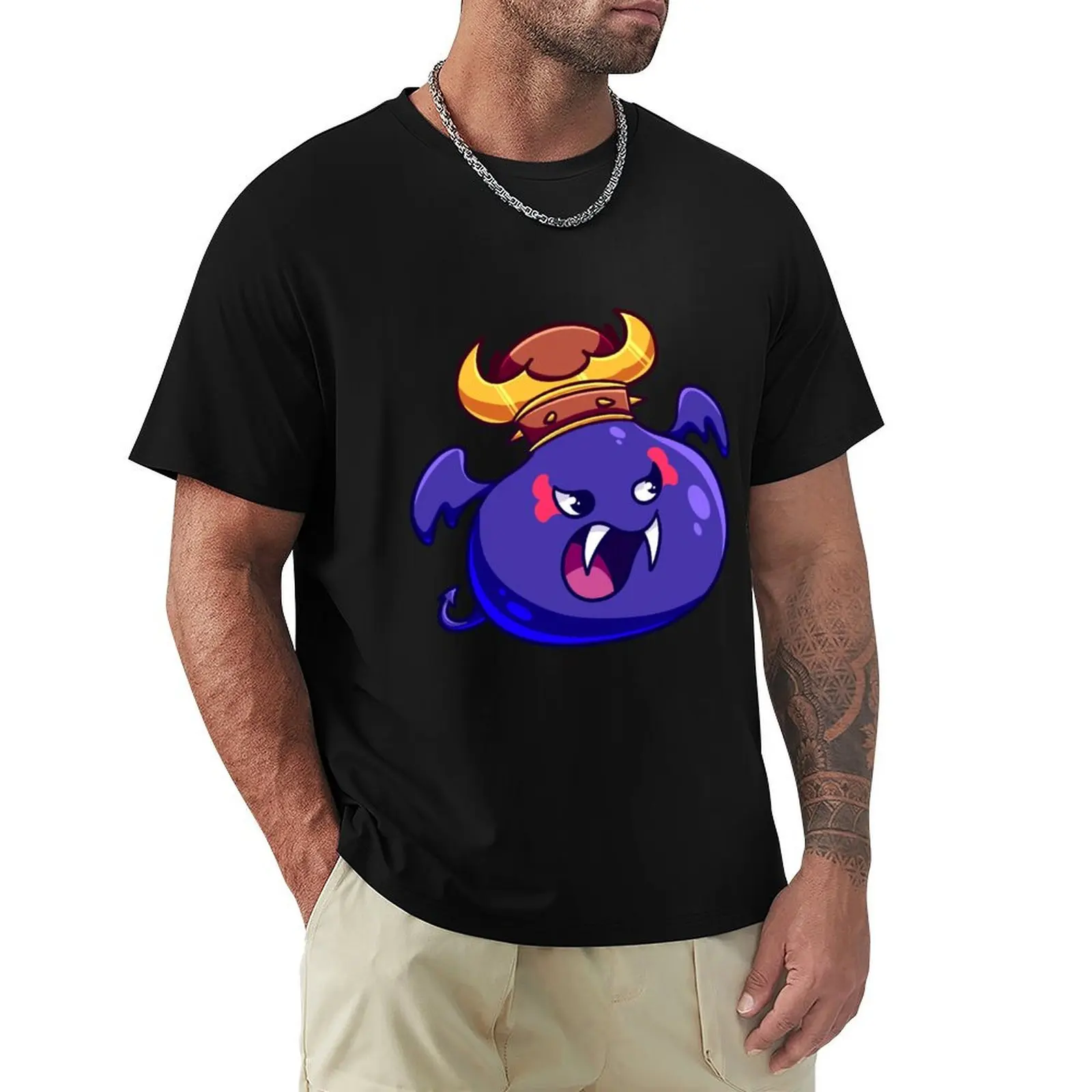 

Dark King Slime T-Shirt customs design your own cotton graphic tees man t shirt summer shirt Men's t shirts