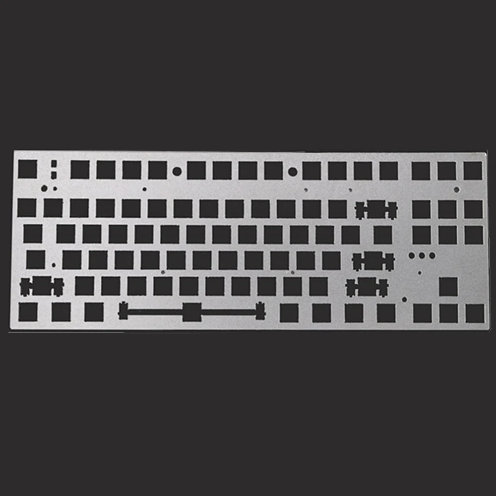 FL MK870 CMK87 Mechanical Keyboard Positioning Plate White Black PC POM Fr4 Brass Plate Customized DIY Accessories