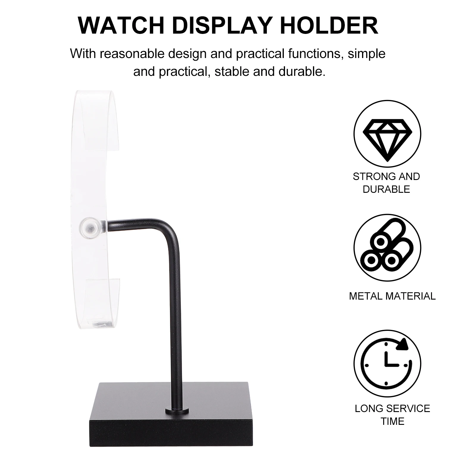 Watch Display St Metal Rack Holder Ring St Portable Durable Stable Practical Counter Jewelry Display