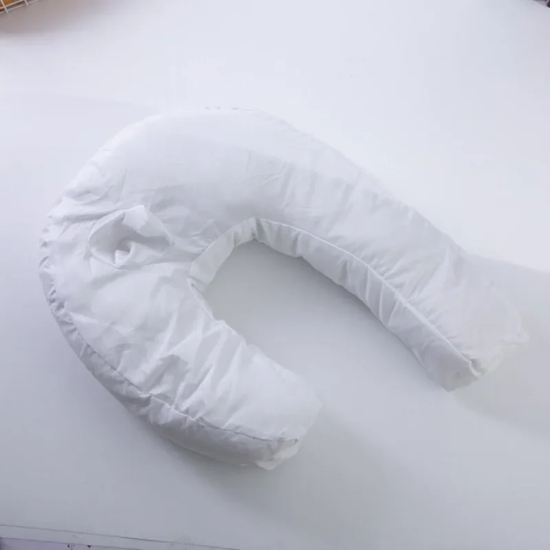 U-shaped Pillow Swan Pillow Side Sleeping Protection Spine Breathable U Shaped Pillow Airplane Travel Pillow Car Throw Pillow