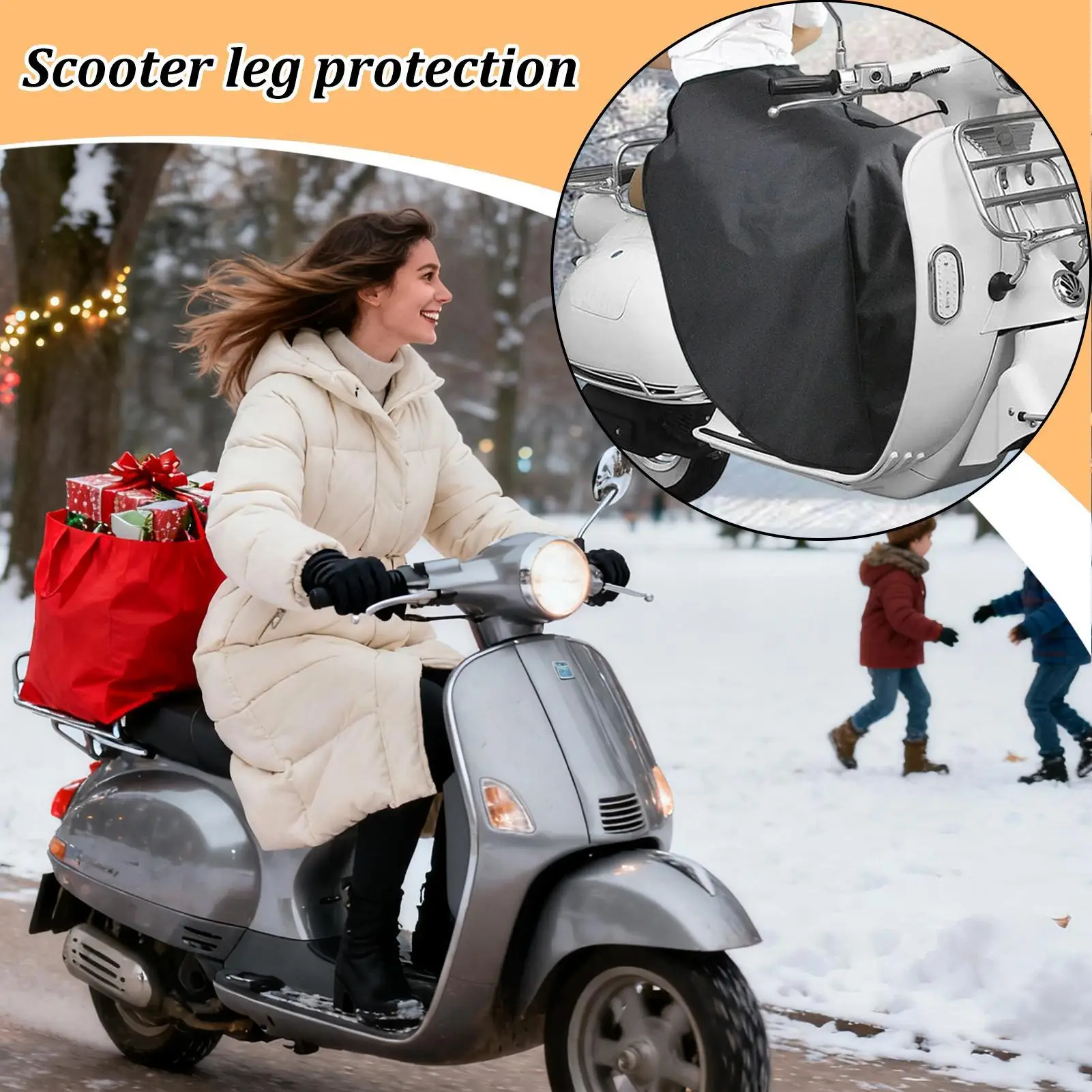 

Чехол для ног мотоцикла, теплый чехол для ног, теплый чехол для езды на велосипеде, теплое одеяло до колена для скутера, поездки на работу, мотоцикл, зима, на открытом воздухе