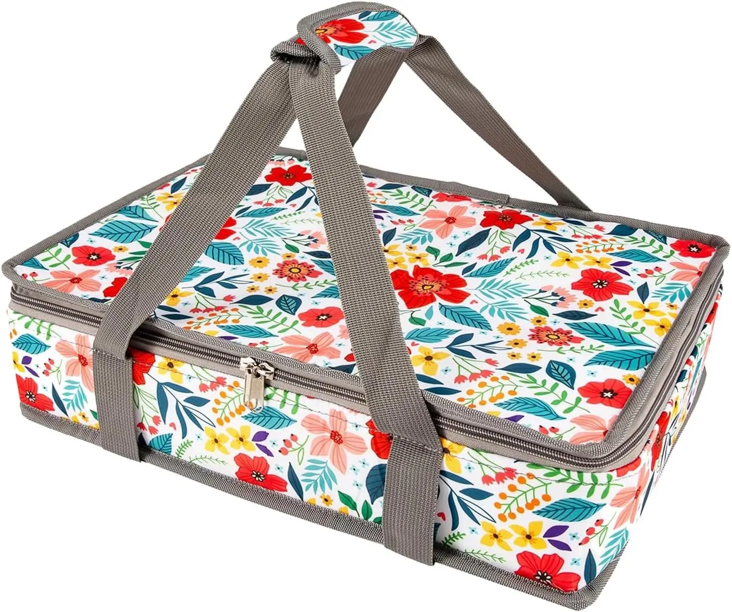 

Insulated Casserole Carrier for 9x13 Baking Dish, Leakproof Thermal Food Warmer Bag for Potluck, Picnic, Travel, Hot or Cold