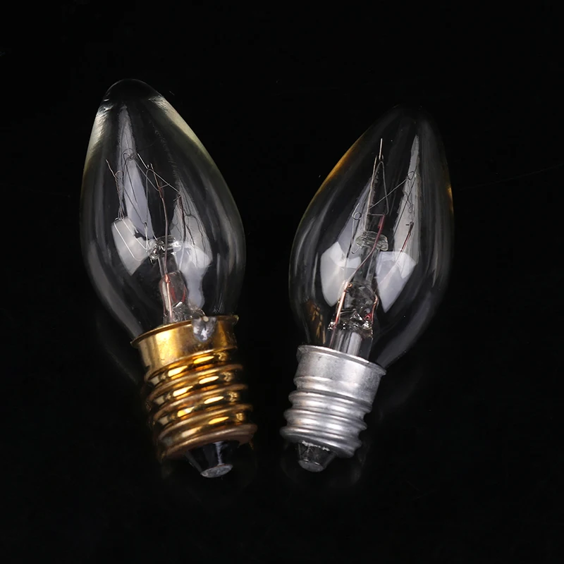 1PCS LED Bulb C7 E12 E14 220V 110V Dimmable 7W 10W Design Energy Saving Candle Warm White Filament Light 360 Degree Lamp