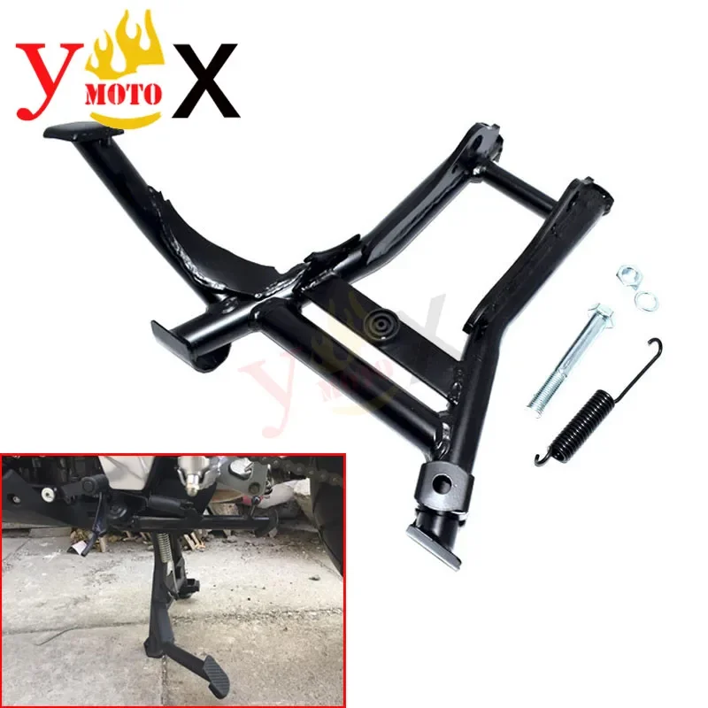 

Motorcycle Black Centerstand Center Stand Parking Support W/ Mounting for Honda CB400F CB500F CB500X CBR500R 2013-2017 2014 2015