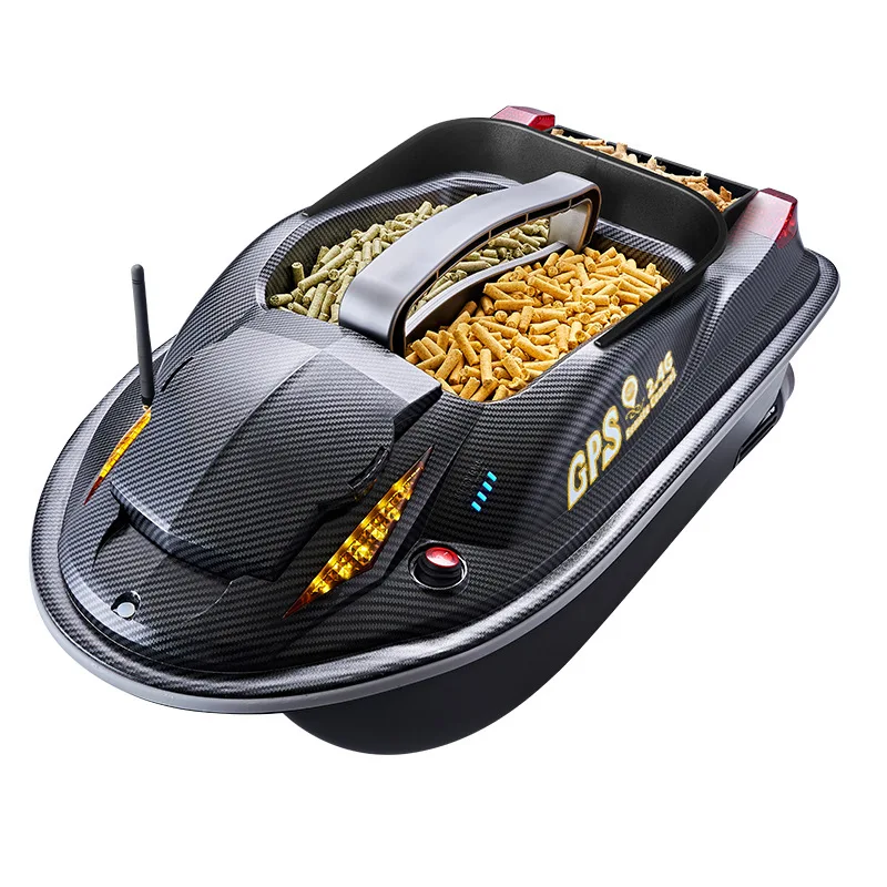 

Remote Control Fishing Boat 12V Lure Boat Powerful Motor Net Fishing Boat Dual Star Positioning Automatic Return Outdoor Fishing