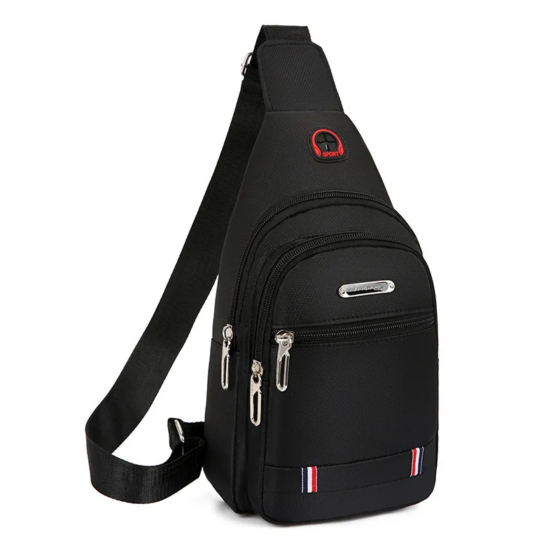 Mini Sling Bag for Women and Men Small Crossbody Bag Casual Trendy Waterproof Phone Chest Bag for Travel Headphone jack