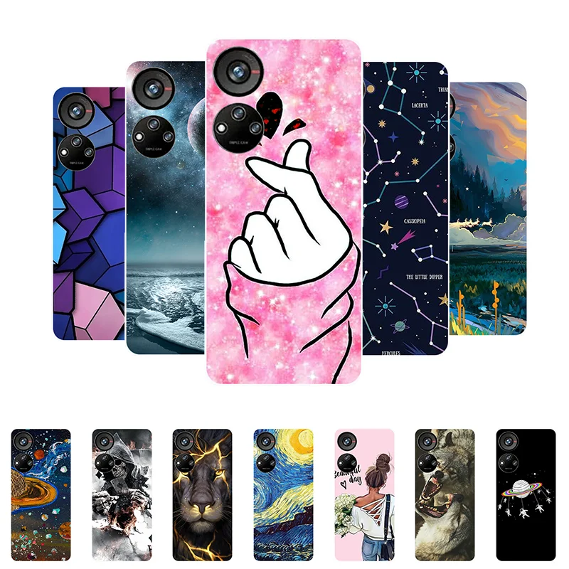 Case For ZTE Axon 40 SE Cover 9047 Soft Silicone Cute Back Case Covers for ZTE Axon 40SE Axon40 SE Phone Case Axon40SE Funda