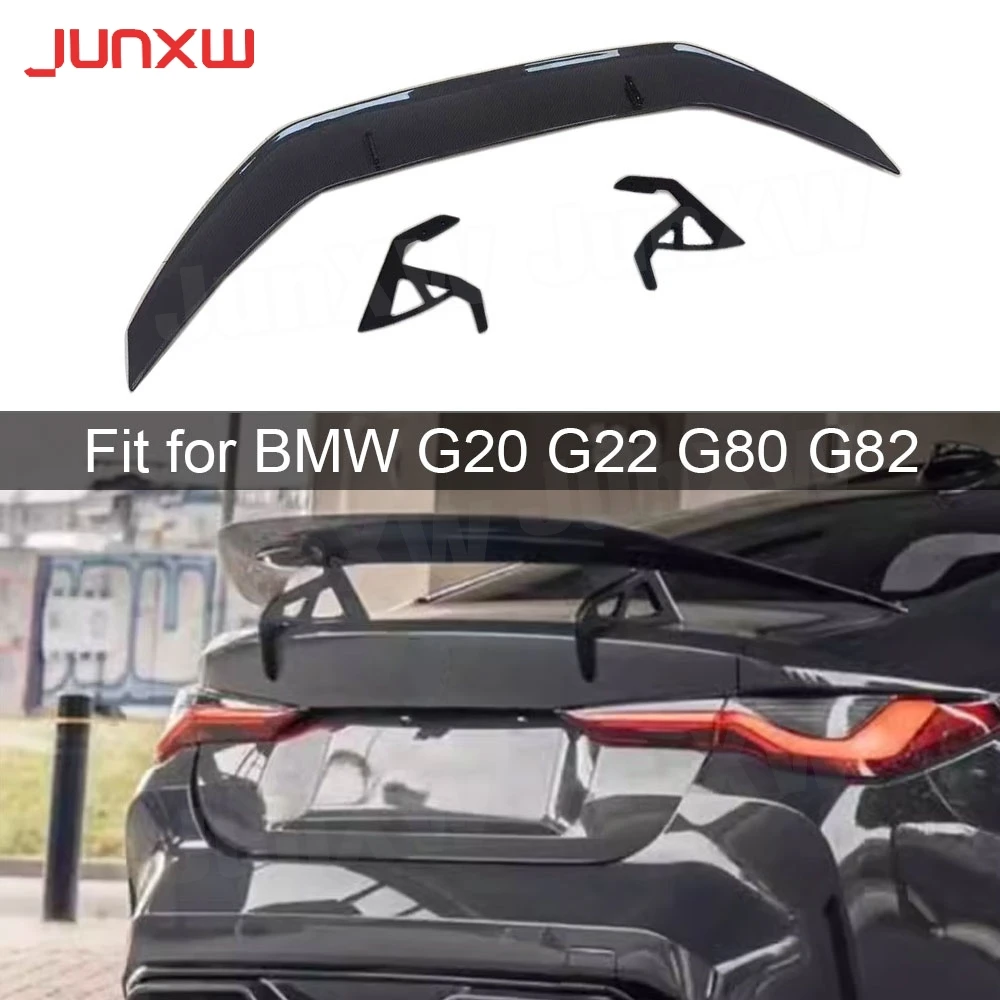 

Carbon Fiber Rear Spoiler for BMW G20 G80 M3 Sedan G22 G82 M4 Coupe 2021+ Rear Trunk Tail Spoiler Wing Body Kits Car Styling FRP