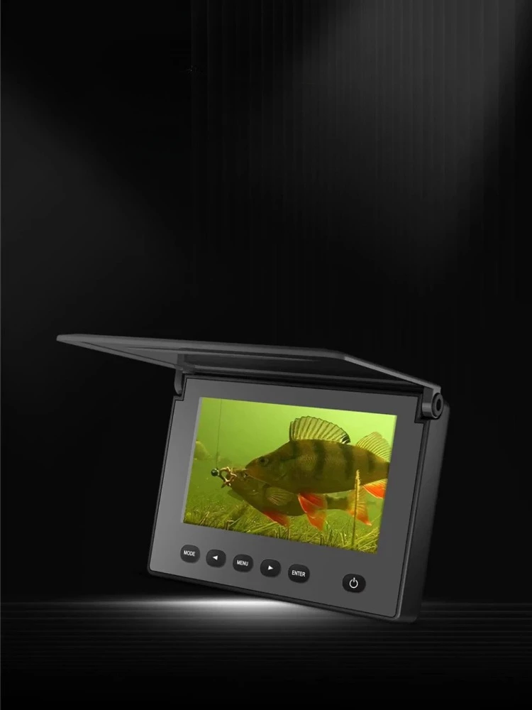 Wizualny kotwik wędkarski, kotwica do wędkowania, ryba, wideo podwodne w wysokiej rozdzielczości, artefakt wędkarski.