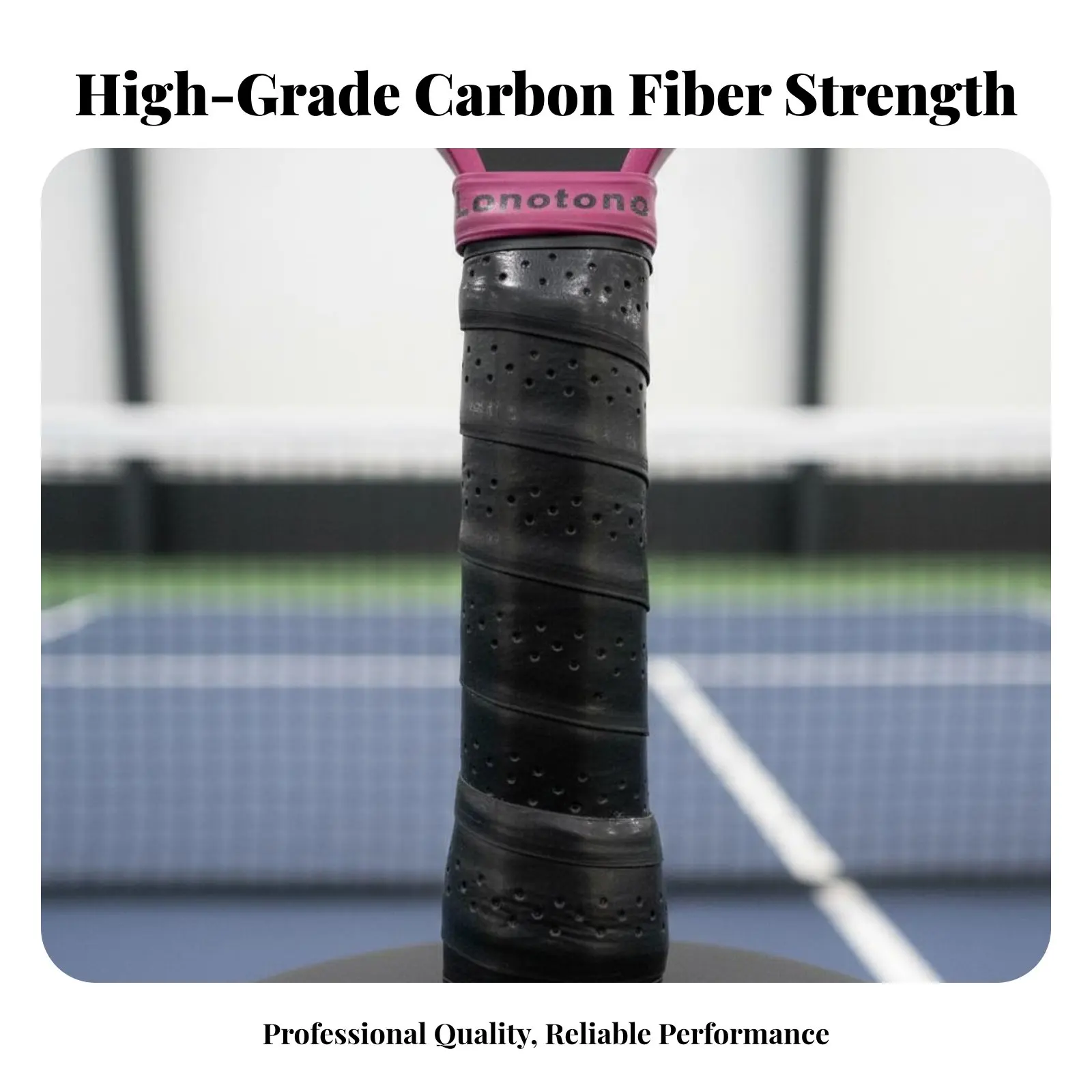 

High-Performance Carbon Carbon Pickleball Racket High Rotation Surface High-Performance Carbon Carbon Fiber Paddle Thermoformed