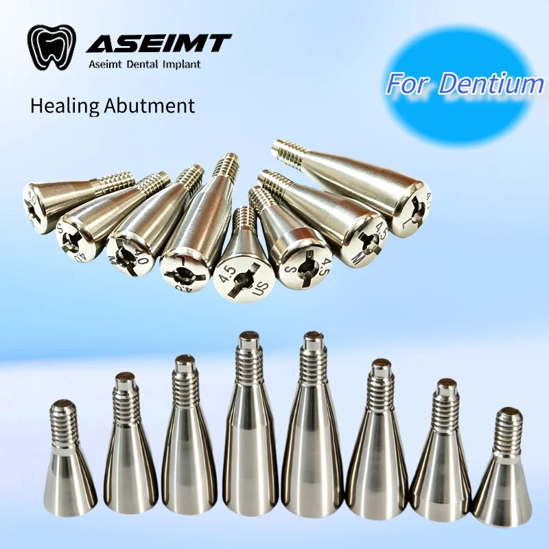 

Compatible Dentium Super Line Cover Screw Healing Abutment Cap Titanium Grade 5 Custom Dental Parts Factory Direct Fast Ship