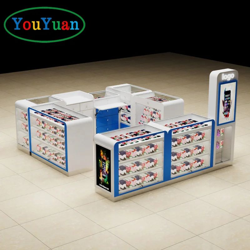 (customized)Cabinets Supplier Retail Store Interior Design Mobile Display Counter Furniture Phone Shops Display