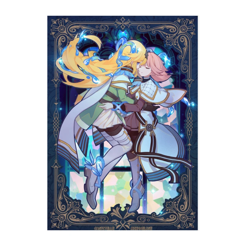 

Набор из 60 штук 63x90 мм для самостоятельного изготовления (DIY) Yu-Gi-Oh! Защитные чехлы для карт Exosister Stella Ygo, защитный чехол для карт Exosister Elis, аниме-карты, подарочные игрушки