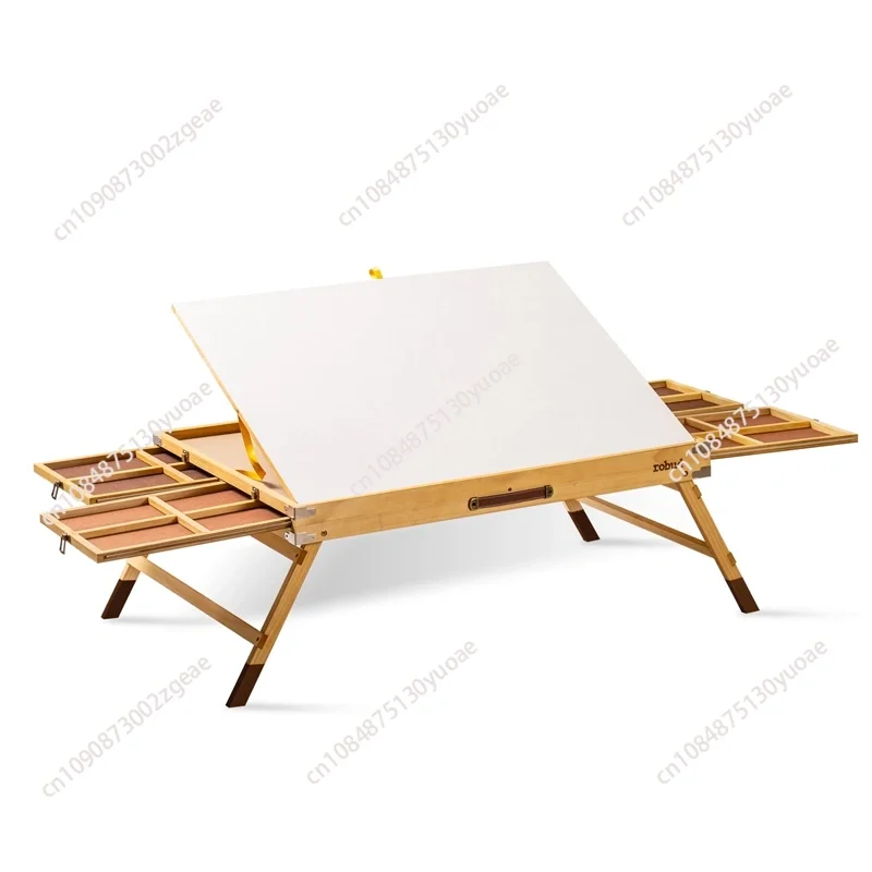 Стол-пазл, детская фетровая доска-пазл с крышкой-подставкой, портативный фетровый стол-пазл с 6 ящиками Стол-пазл, детская фетровая доска-пазл с крышкой-подставкой, портативный фетровый стол-пазл с 6 ящиками