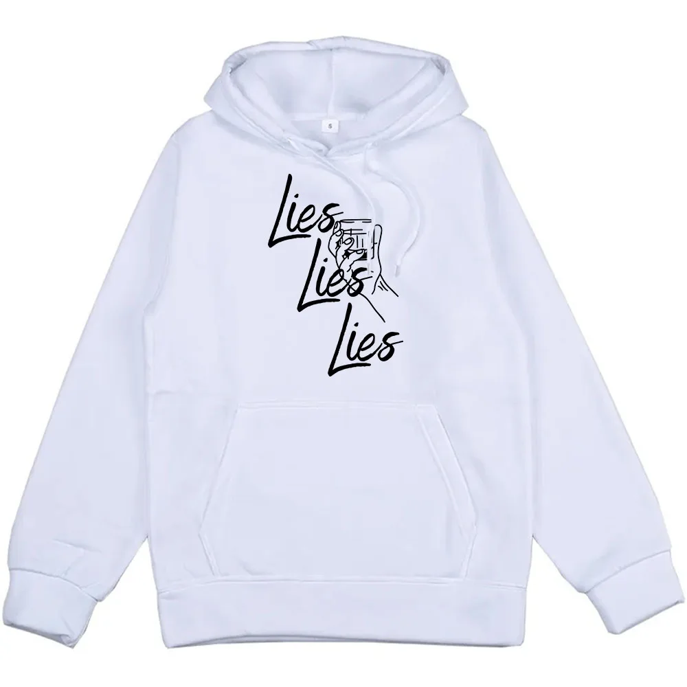 Heren/Dames Kleding Morgan-Wallen Lies Lies Lies Hoodies Nieuwe Song Grafische Print Sweatshirts Pocket Winter Herfst Unisex Hoodie