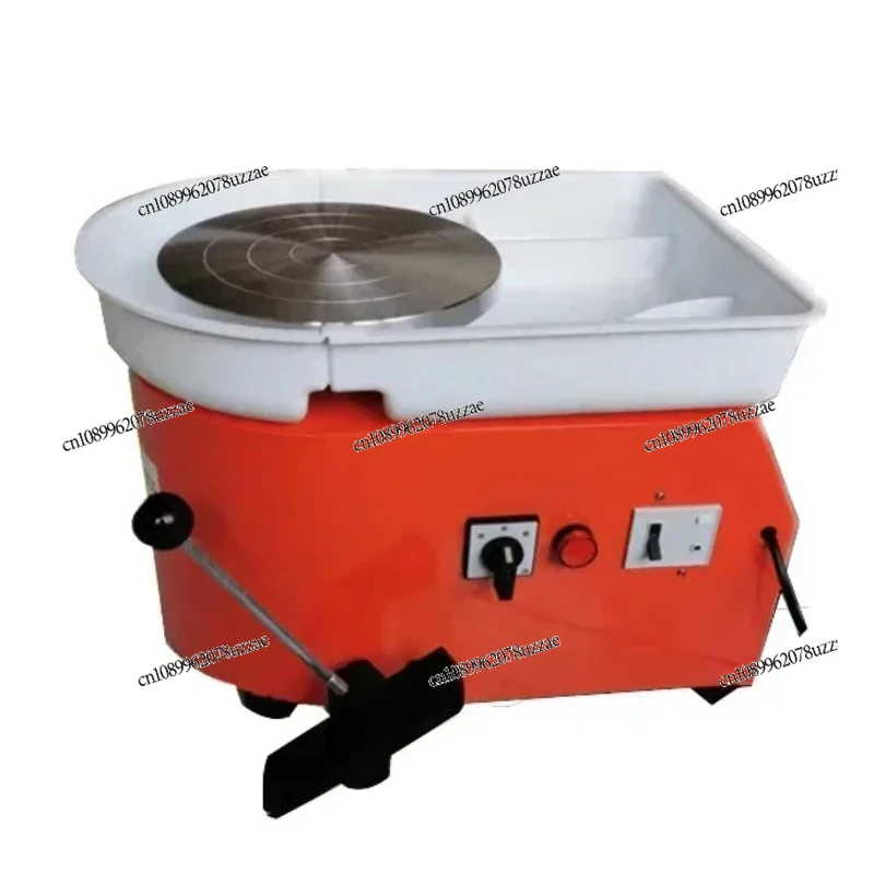 

New 220V Mini Electric Wheel Pottery Wire Drawing Machine Small Pottery Plate Crafts Machine Clay Plastic Crafts Forming Tool