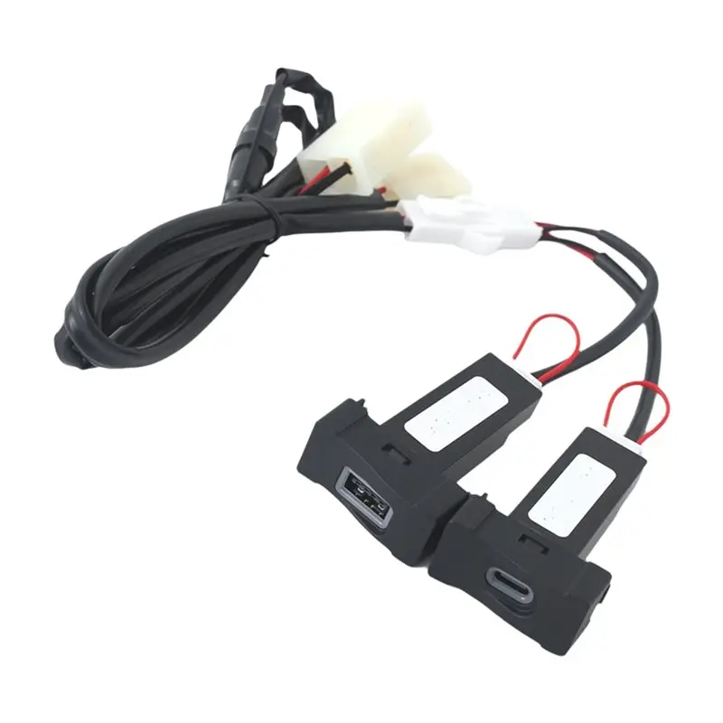 

M46K-Type-C PD USB Quick Charge Dual QC3.0 Auto Car Phone Interface Socket Adapter For Iveco Daily Accessories
