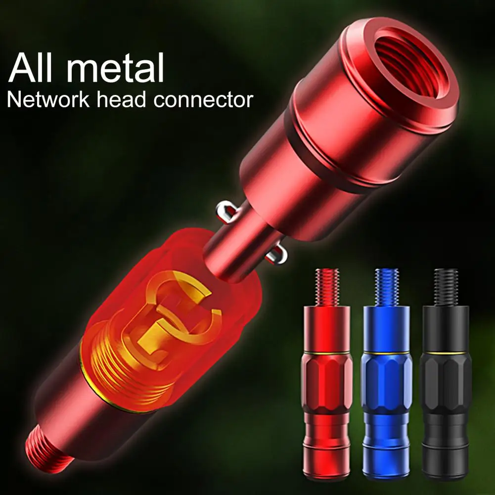 Light Weight Fishing Net Connector 8 MM Universal Interface Connection Strong Fishing Rod Pole Connector