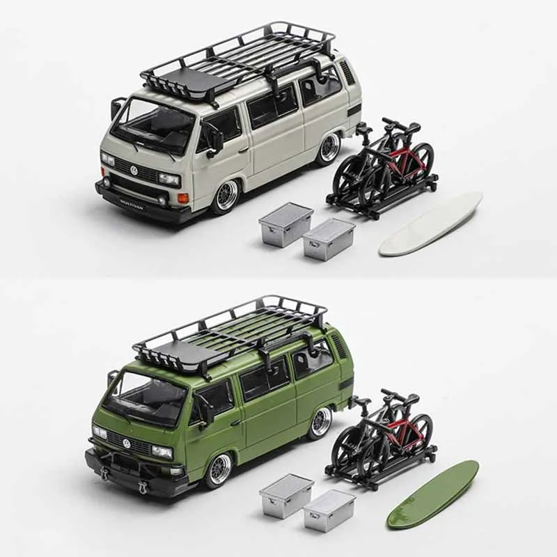 

Mortal в наличии 1:64 T3 Camping Edition с аксессуарами, литая под давлением модель автомобиля, коллекция игрушек