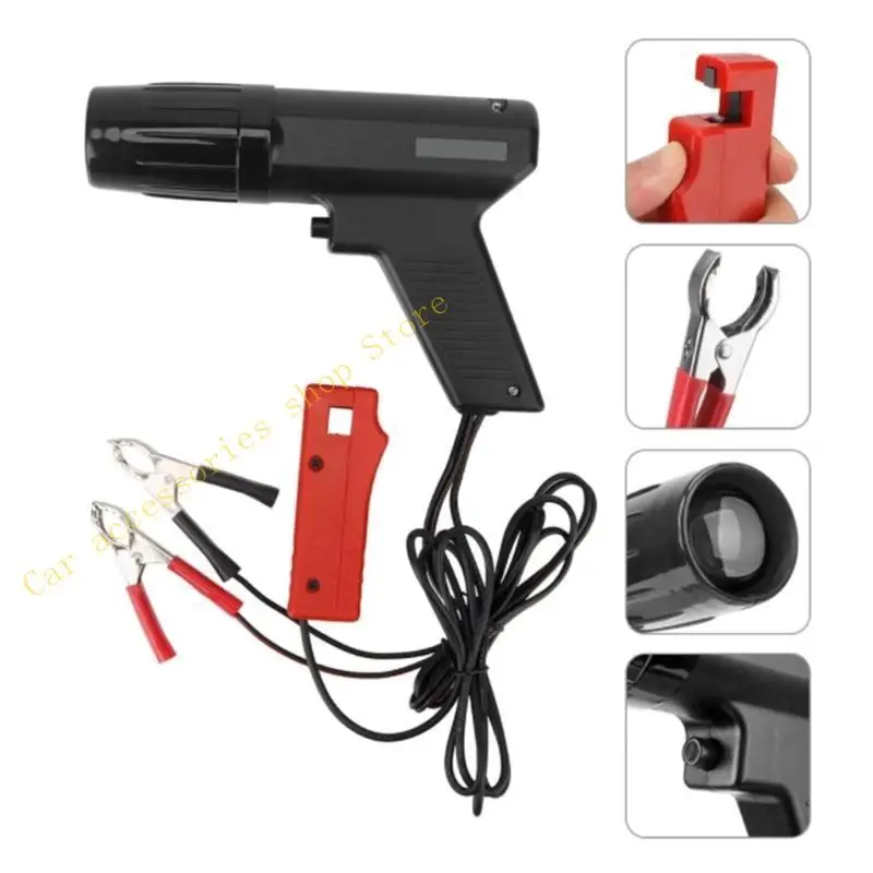 

T21E Многофункциональный индикатор регулировки проверки времени зажигания подходит для мотоциклого бензинового мотоцикла.