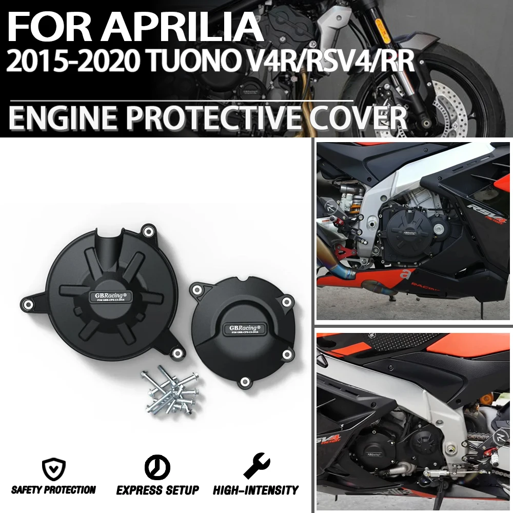 

For Aprilia 2015-2020 TUONO V4R/RSV4/RR GB Racing motorcycle modification engine hood protective cover accessories