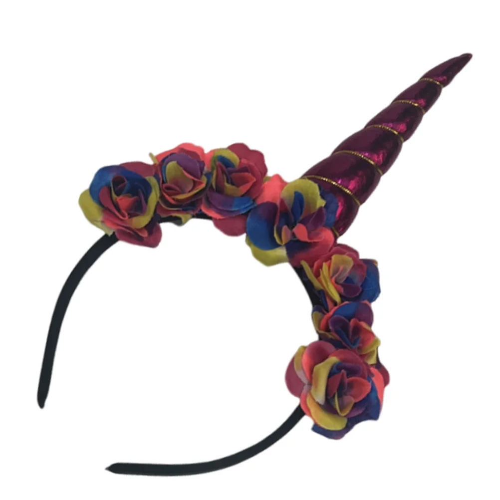 

Unicorn Horn Headband For Halloween Party Masquerade Festival Costume Photo Prop Lightweight Comfortable Hair Accessory Gift