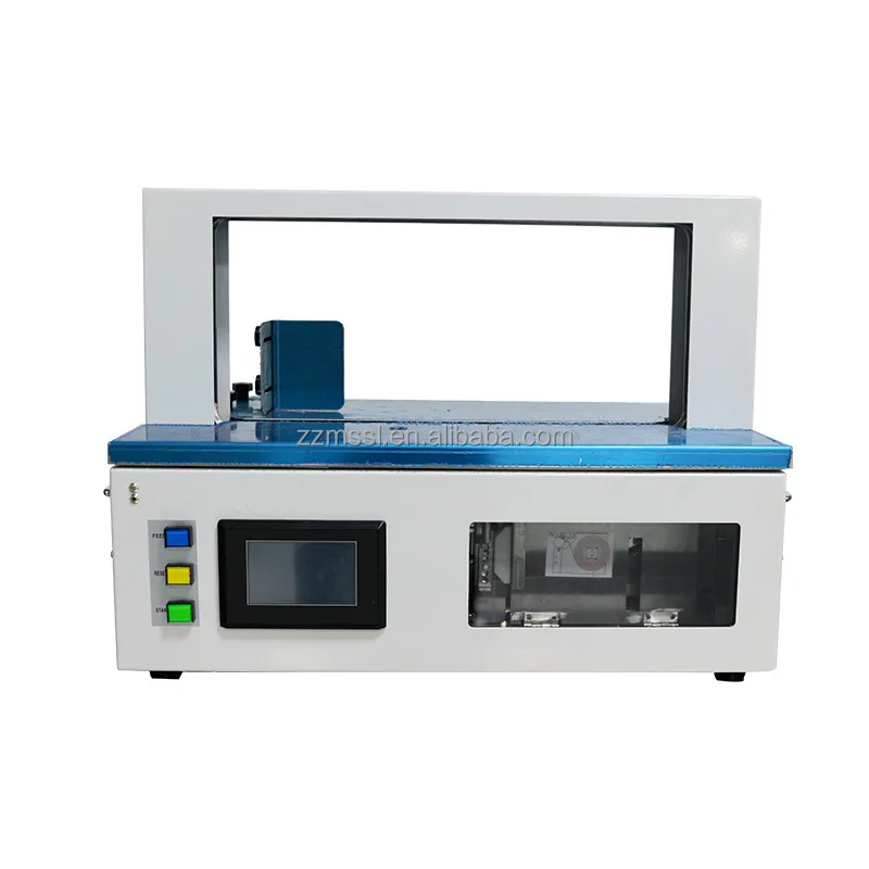 Strapping Machine Automatic Heat Sealing Tape Bundling Machine Paper/opp Film Tape Banding Machine