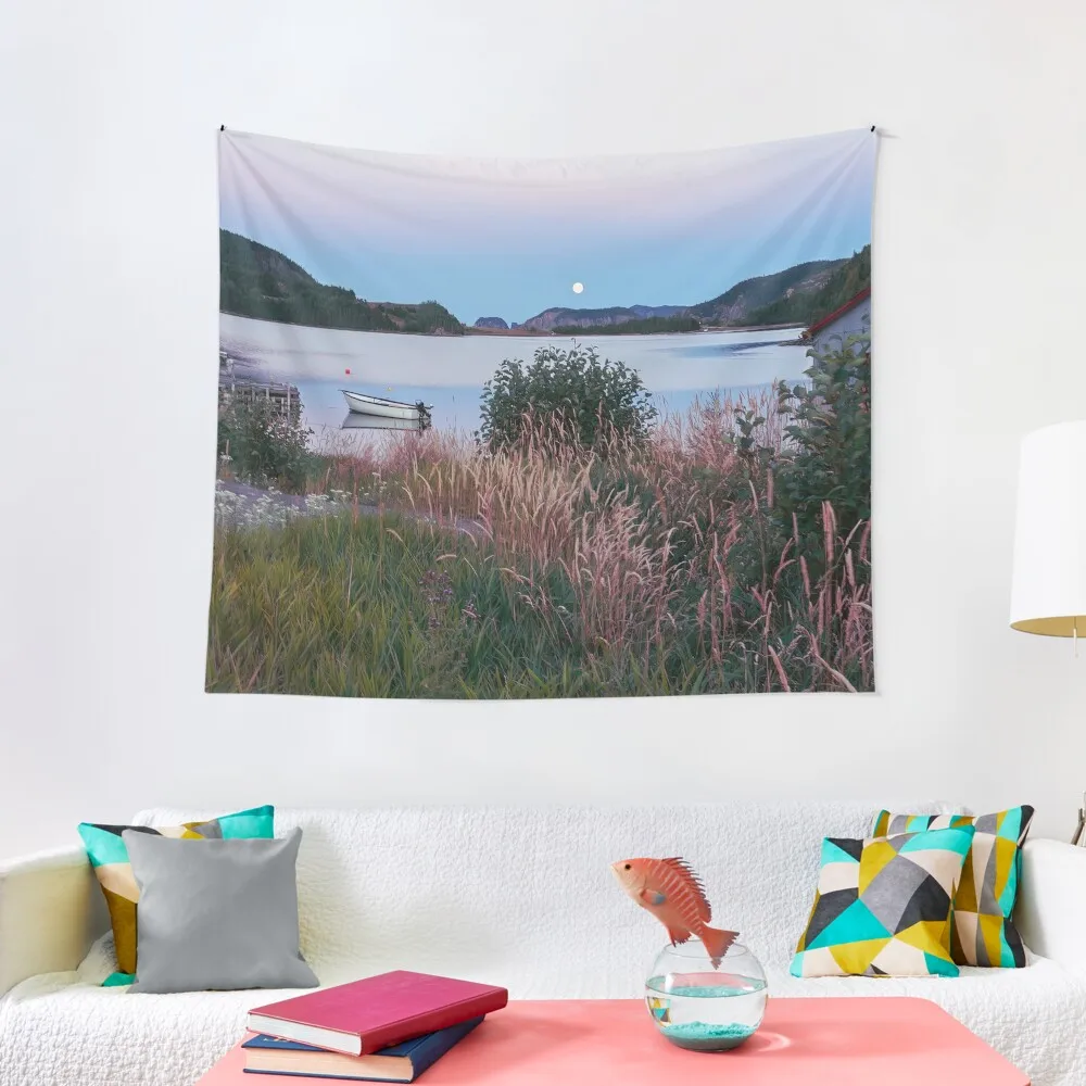 

Full moon in Twillingate Newfoundland Tapestry Bedroom Deco Home Decoration Tapestry