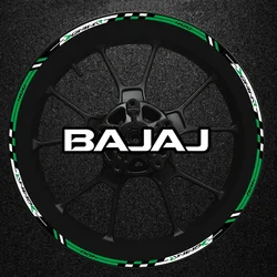 For Bajaj Dominar 400 17 Inch Motorcycle Reflective Wheel Hub Stickers Racing Moto Rim Inner Stripe Tape Decals Accessories