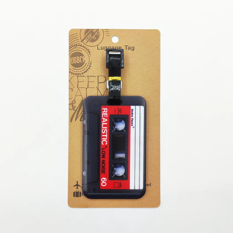 Tape Camera Bagagelabel Mannen Reisbagagelabel Jongens Koffer ID Adreshouder Bagage Boarding Draagbare koffer Ticket