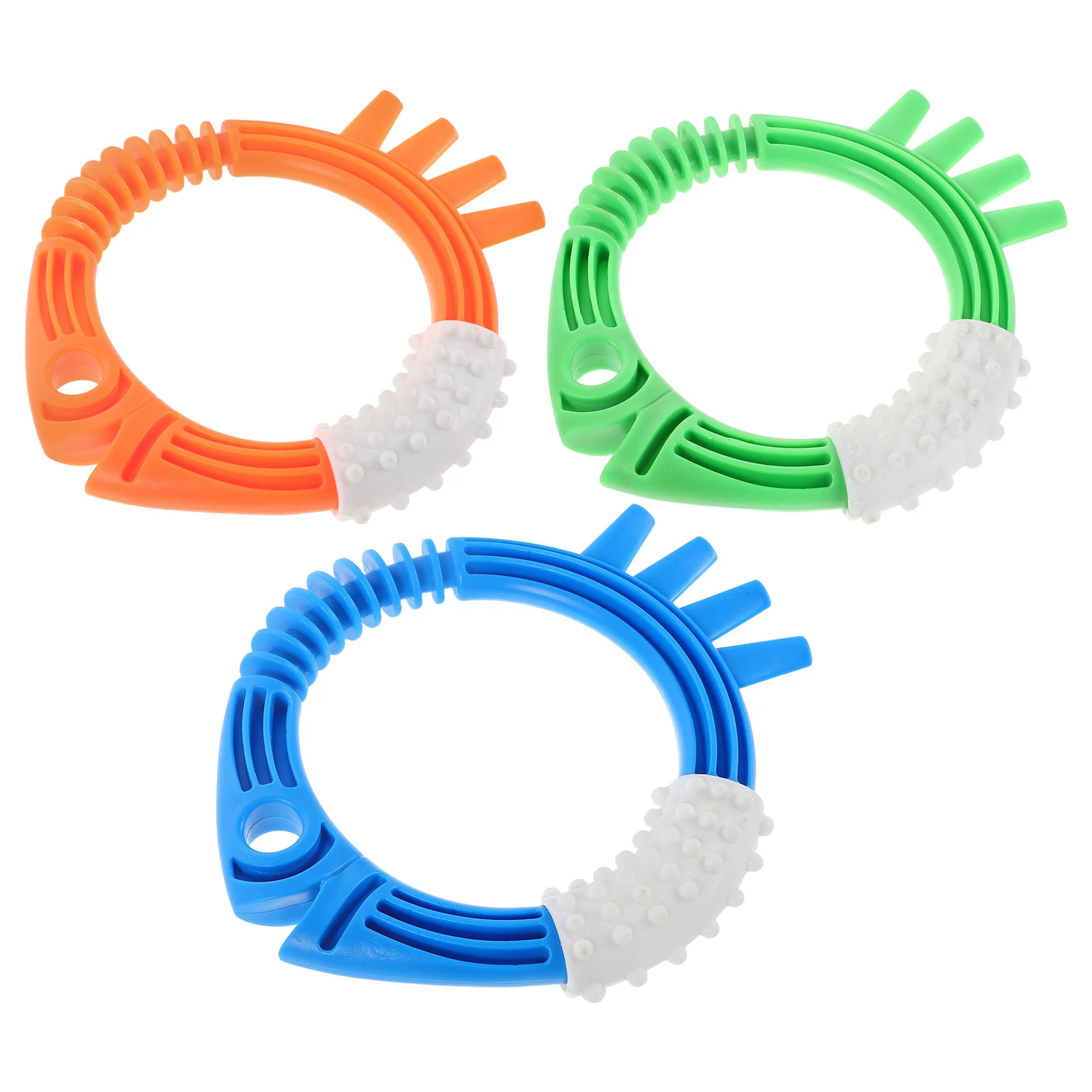 1Set Diving Rings Fish Shape Kids Swim Training Accessories Colorful Pool Rings Underwater for Toddlers Beach Pool