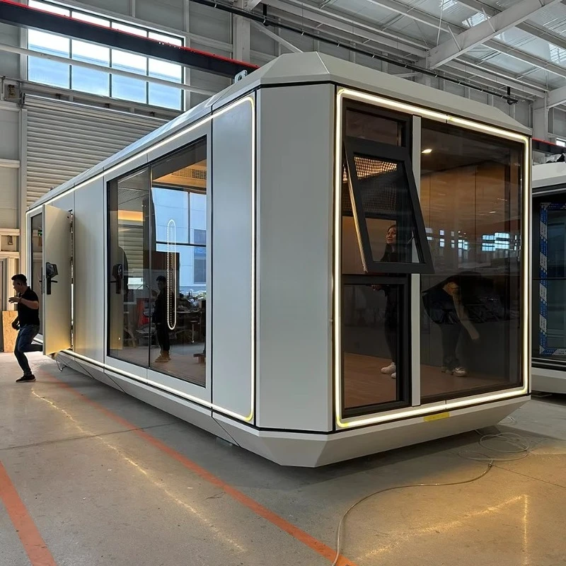 أحدث منزل متنقل 2 غرفة نوم فيلا منزلية جاهزة متنقلة