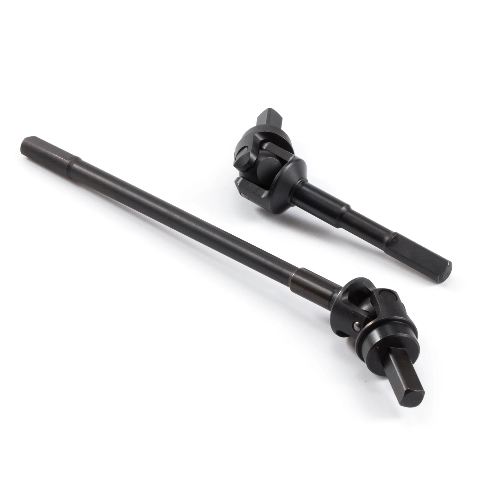 Heat Treated Steel VDI Universal Axle Front U-Joint Rear Straight Shaft Portal Stub Shafts for Axial SCX10 III AR45 Portal Axle