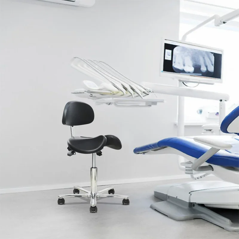 Ergonomic Saddle Chair Dentist Orthodontic Chair Beauty Salon Bar Bench Experimental Computer Chair Large Workbench