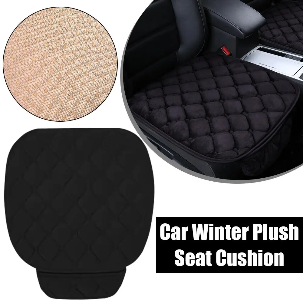 Universal Winter Warm Car Front Seat Cover Cushion Accessories Protector Pad Comfortable Anti-skid Soft Interior Covers Cha A3M3