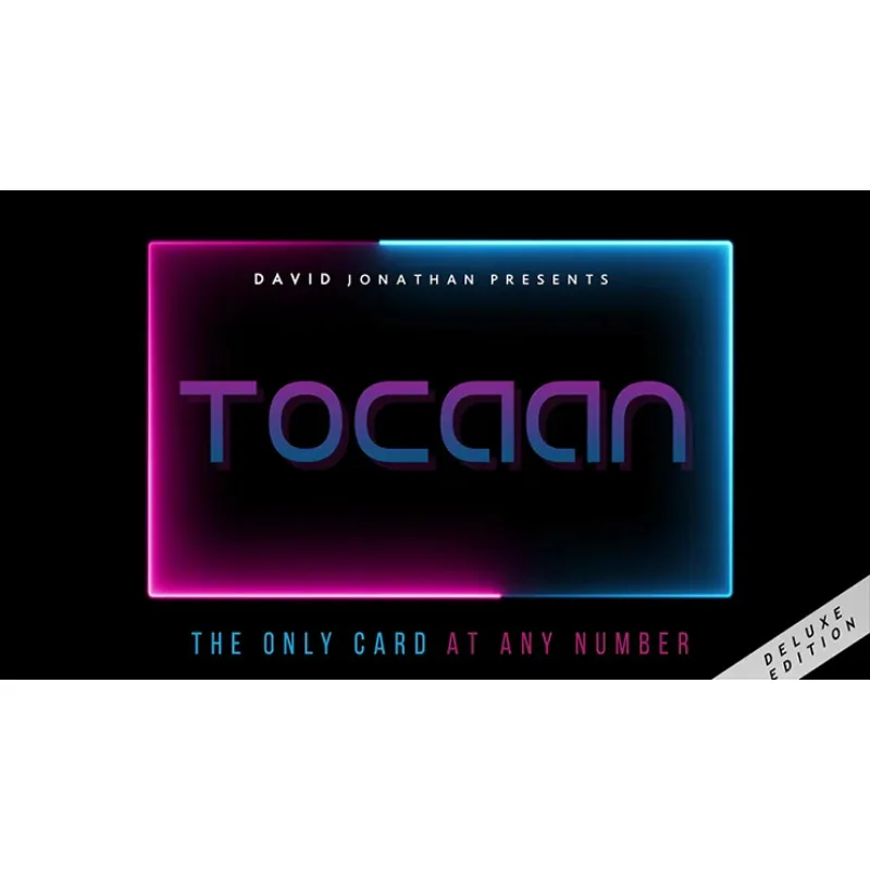 

TOCAAN Deluxe Edition (Gimmicks and Online Instructions) Card Magic and Trick Decks Illusions Close up Magic Props Beginner Fun
