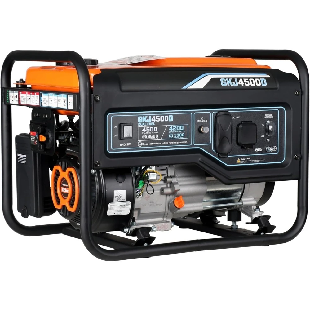 

4500 Watt Dual Fuel Generator Propane & Gas