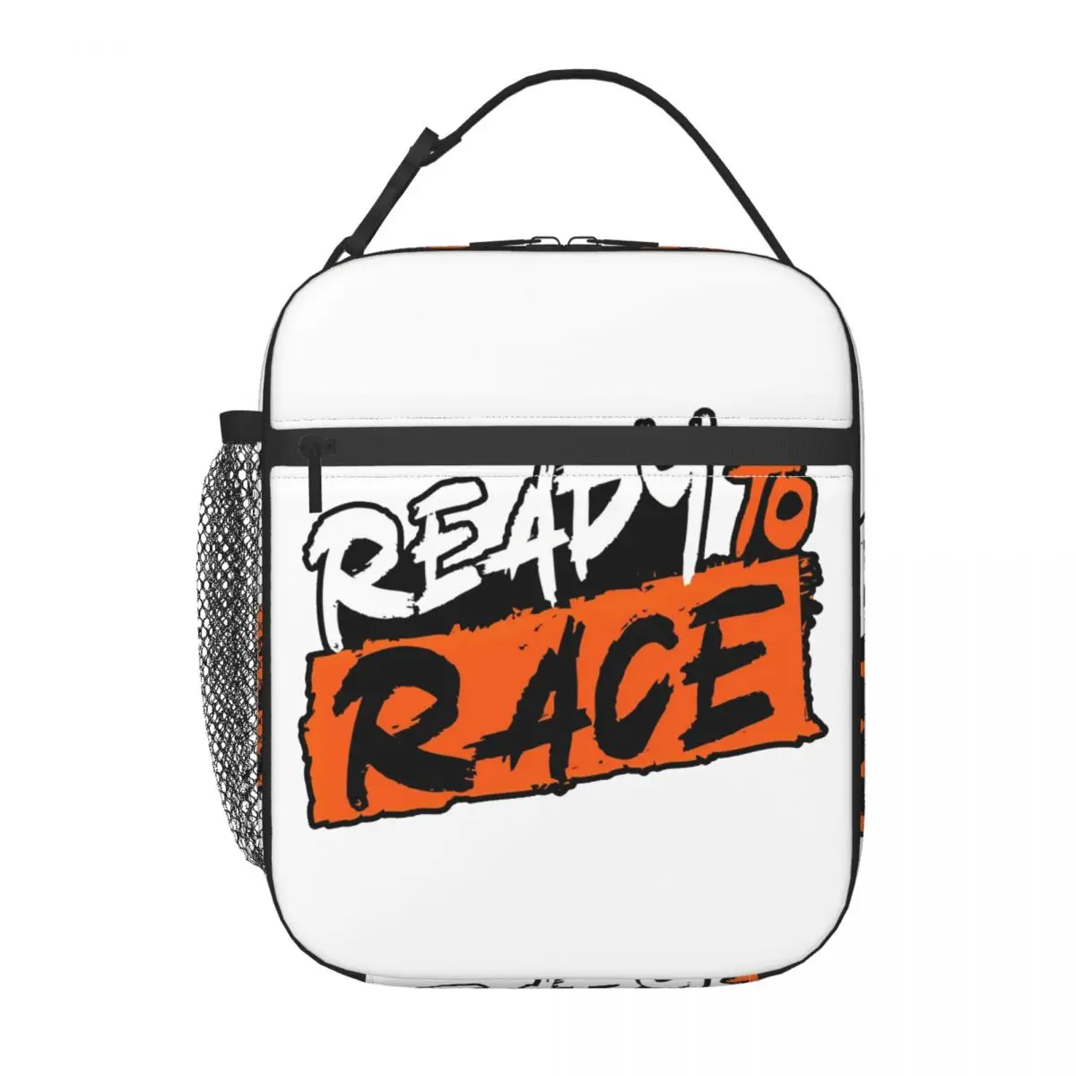 

Ready To Race Portable Lunch Boxes for Women Multifunction Racing Motorcycle Biker Cooler Thermal Food Insulated Lunch Bag