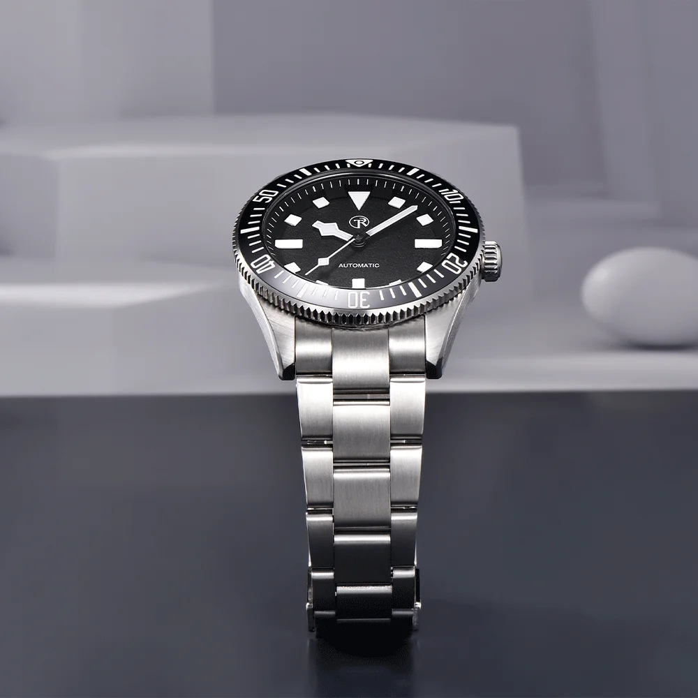 2025 ساعة رولستيمي للرجال ساعات أوتوماتيكية للرجال NH35 ساعة ميكانيكية إطار مضيء 100 متر مقاومة للماء من الفولاذ المقاوم للصدأ