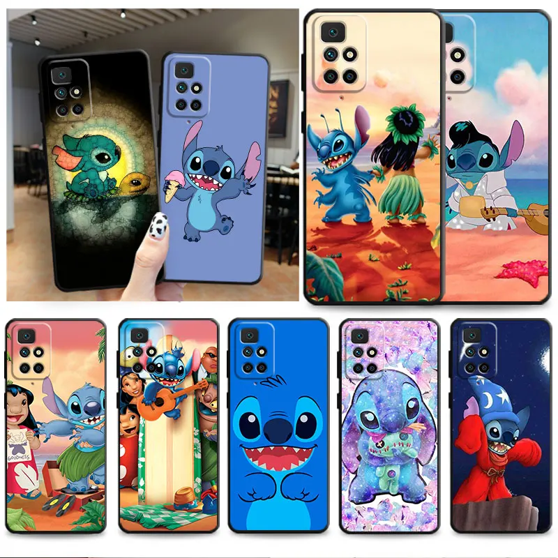 Disney Lilo Stitch Phone Case for Xiaomi Mi 12X 12 10 5G 9T 10T 11T 10S A2 Lite 9 SE 11 Lite Note 10 Pro 12Pro Shockproof Cover