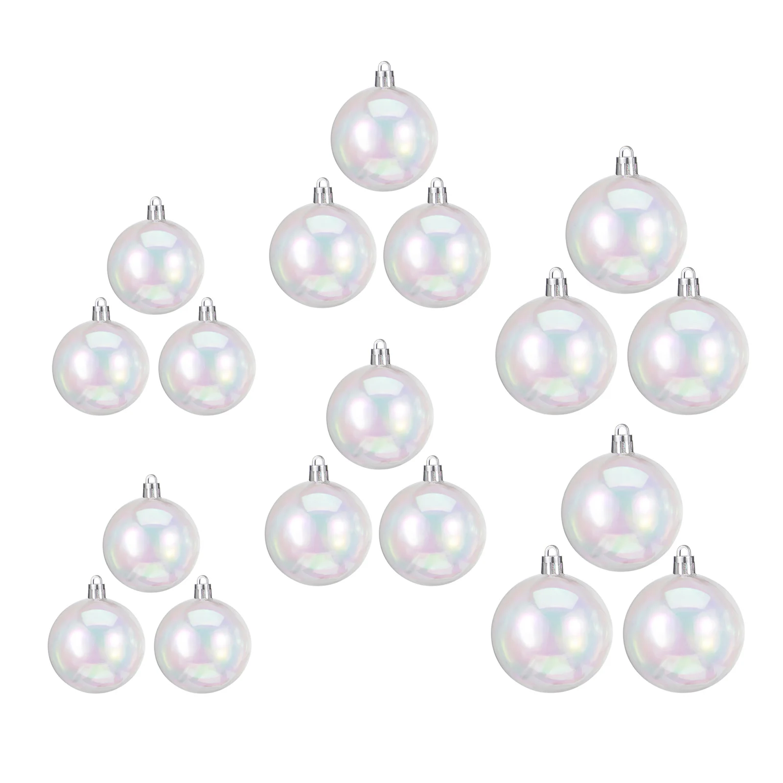 

30Pcs Christmas Ornaments Transparent Balls 4 5 6cm Clear Plastic Baubles for Xmas Tree Hanging Decorations Party