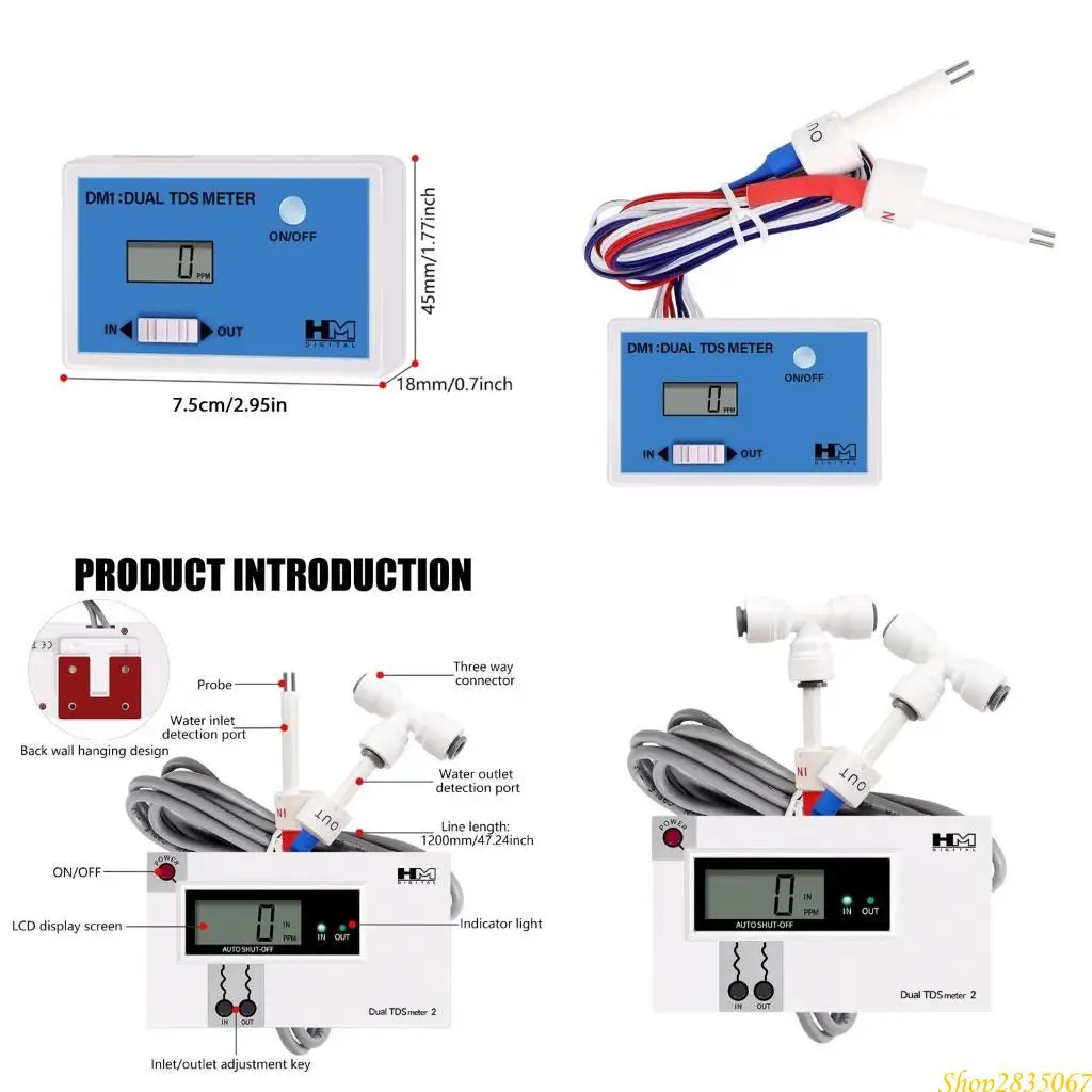

User Friendly Interfaces Water Conductivity Meter Monitoring Tool Suitable for Accurate Reliable Water Quality Analysis 831F
