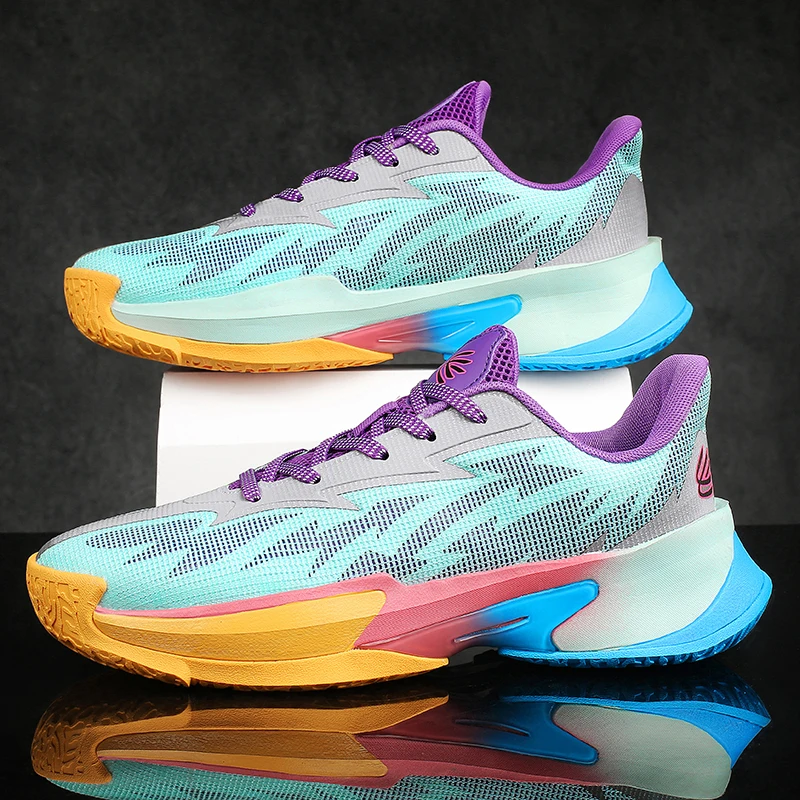 

2025 г., нескользящие амортизирующие легкие дышащие износостойкие баскетбольные кроссовки с низким верхом и мягкой подошвой