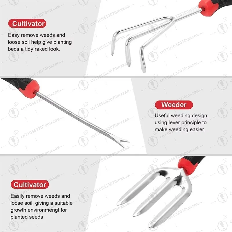 مجموعة أدوات حديقة معدنية متعددة الوظائف للسيدات، بيئة العمل، طباعة الأزهار، مقص زرع صغير