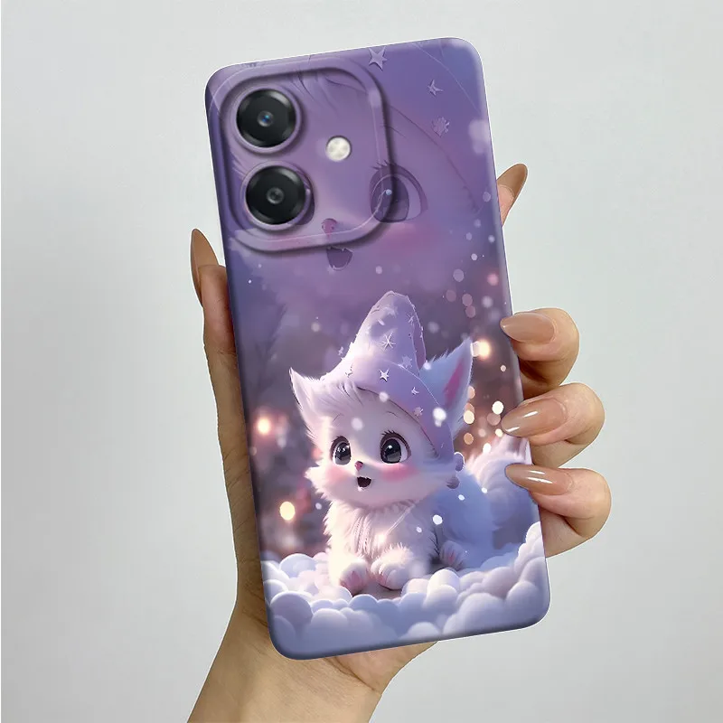 For OPPO A3 4G Phone Case A40 A40m CPH2669 CPH3669 Soft Silicone Sweet Painted Funda Coque Cartoon Printed Protective Back Cover