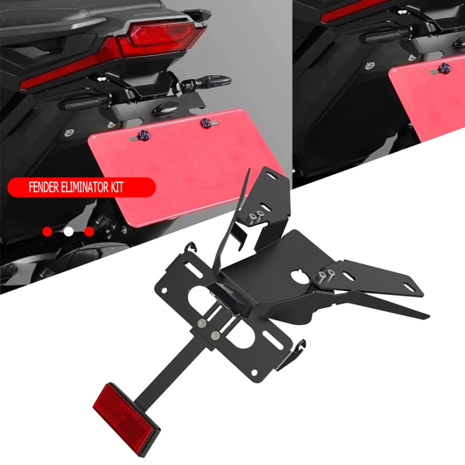 

FOR HONDA XADV xadv750 2021 2022 2023 2024 Motorcycle License Plate Holder Fender Eliminator Registration Bracket X-ADV XAdv 750